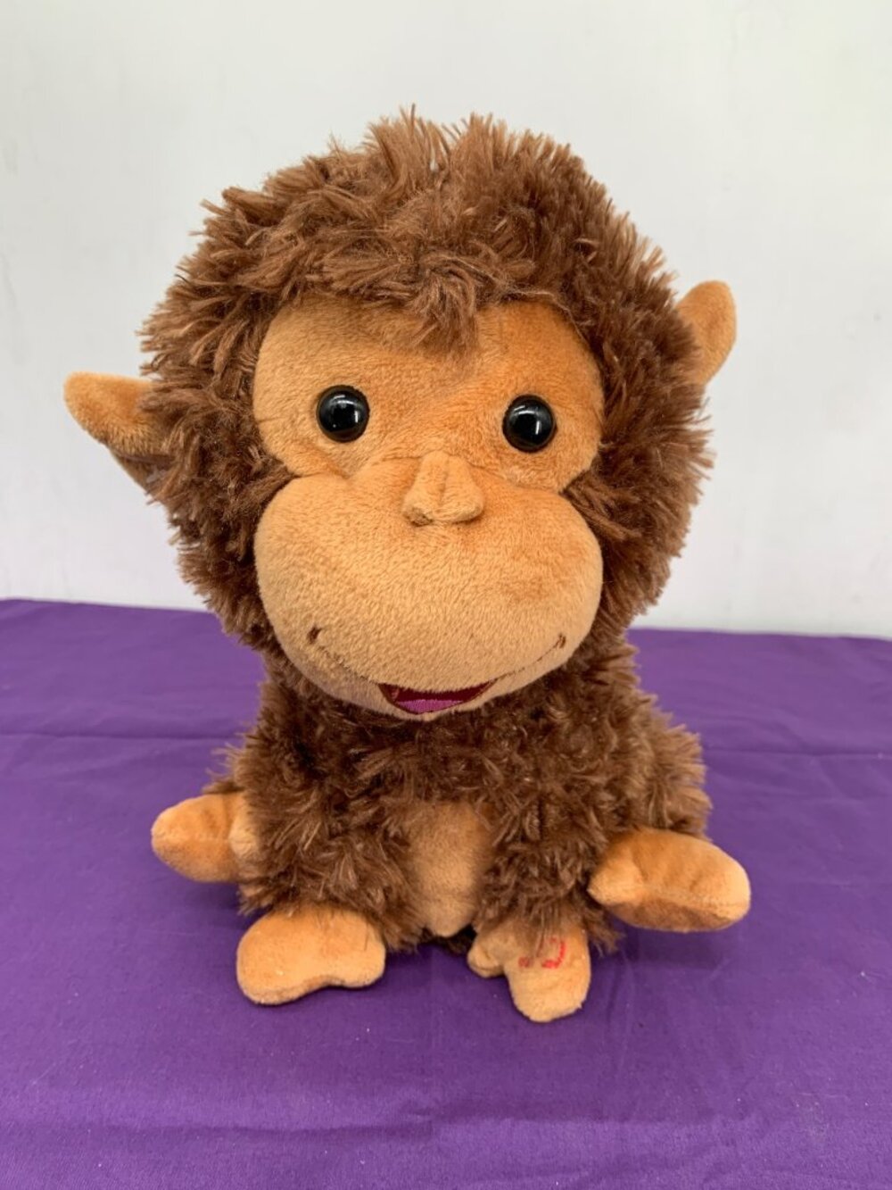 Cuddle Barn 2018 Cracking Up Coco Dancing Monkey 2018 Soft Brown Musical Tested